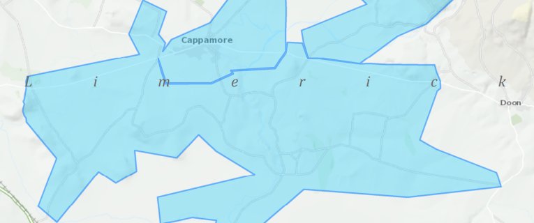 Click to view map of Cappamore Foileen Public Water Supply
