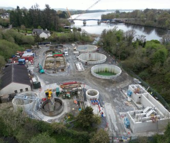 Halfway mark reached on delivering important wastewater infrastructure to two Tipperary towns