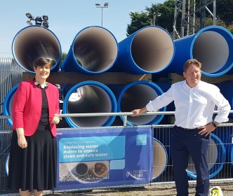 Ministers visit Farranfore water project to hear about the benefits