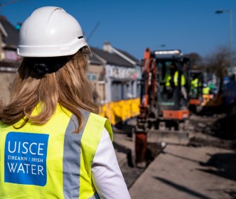 Crews working to repair burst water main in North Roscommon