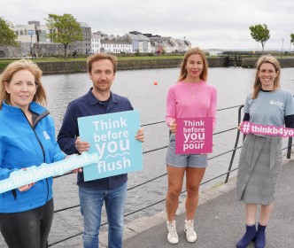 People of Galway asked to Think Before You Flush and Think Before You Pour this summer