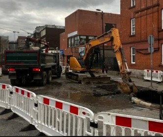 Uisce Éireann and Dublin City Council crews successfully complete repairs to major burst impacting Dublin City