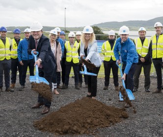 Turfs up in Sligo as sod is turned on new sewerage scheme for Rosses Point