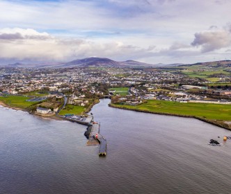 Breaking ground in Buncrana as part of €31 million investment in new Sewerage Scheme