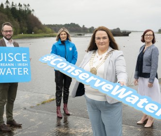 Water conservation message flows through Moy town