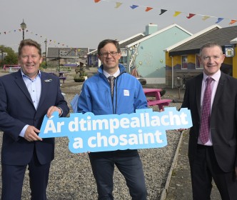 Ministerial visit to Spiddal to see Uisce Éireann’s landmark project