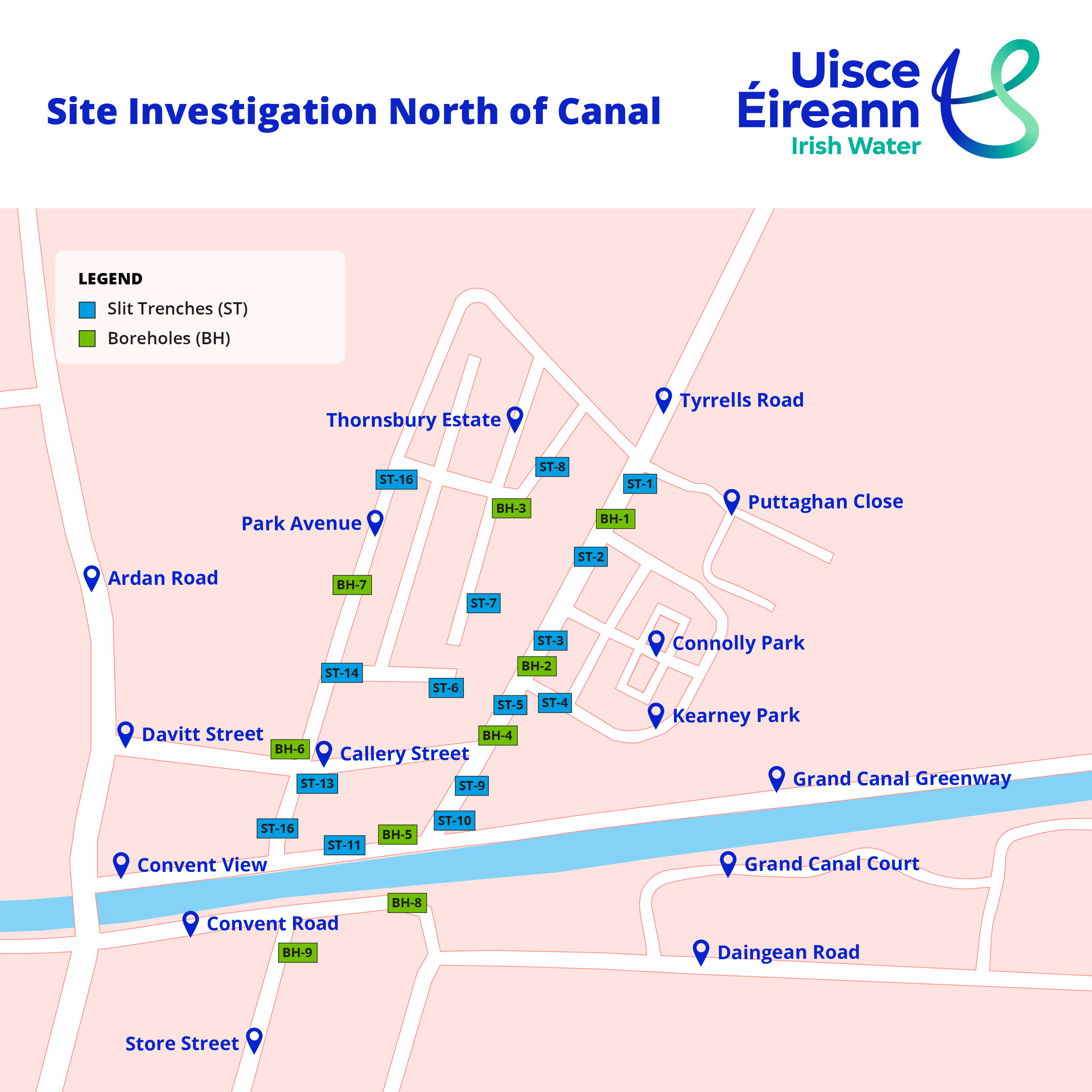 Site Investigation North of Canal 