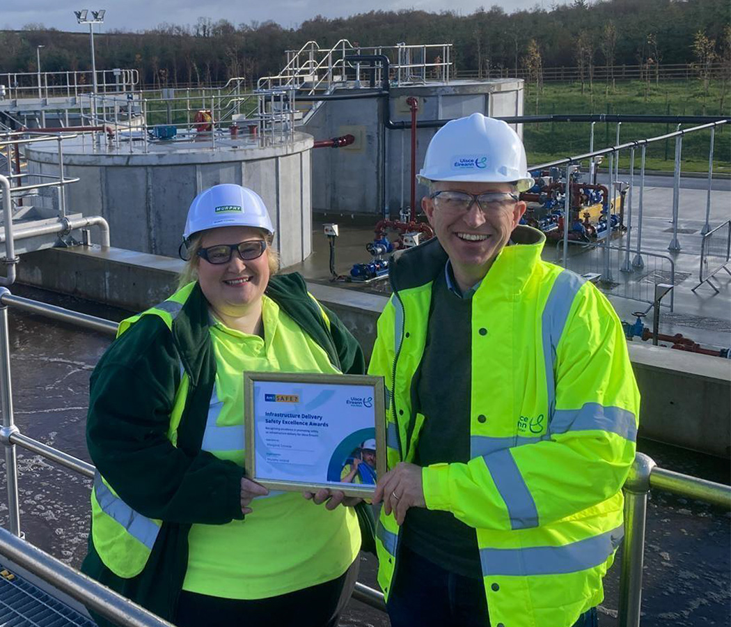 Margaret Conway from Murphy Ireland being awarded