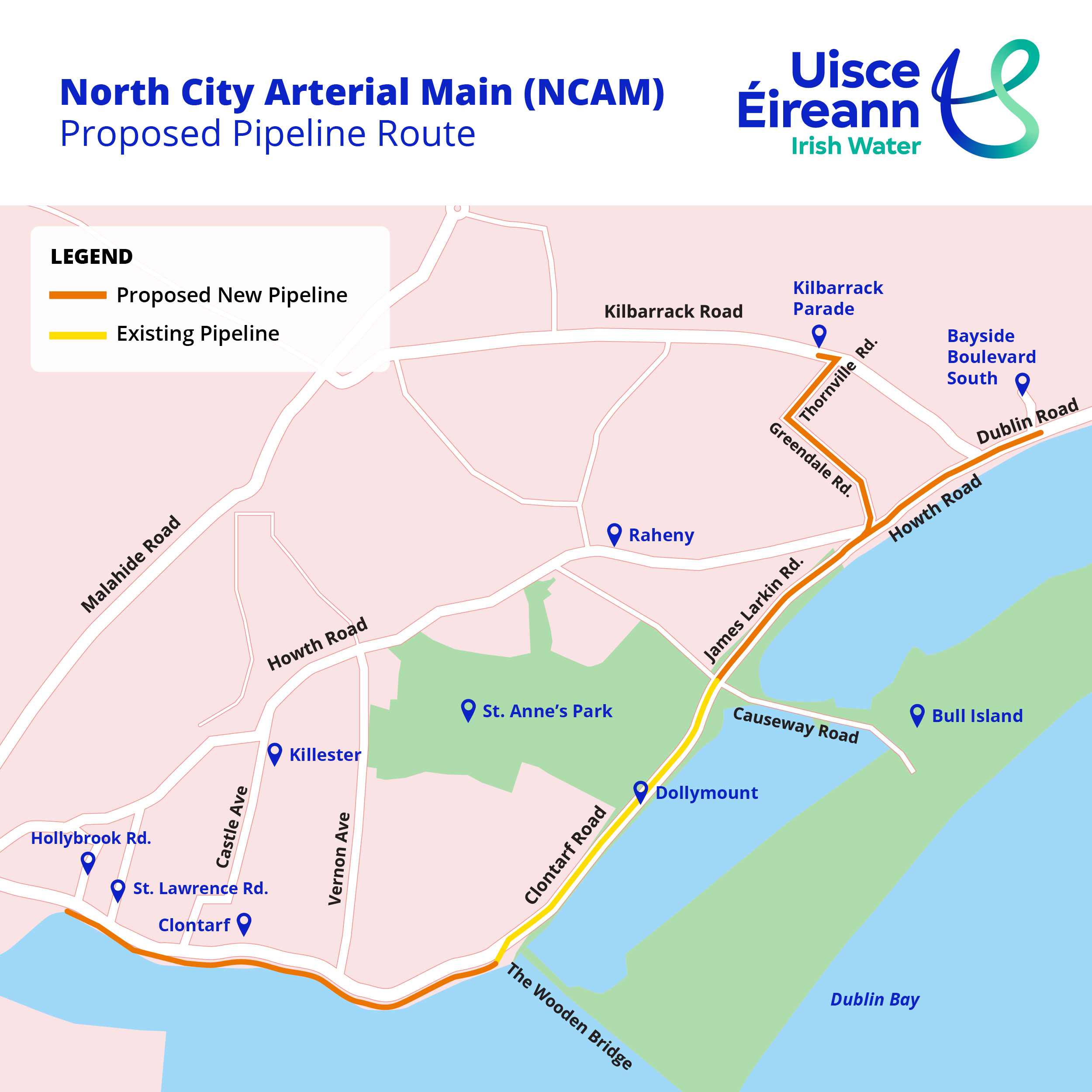 NCAM Maps Proposed Pipeline Route