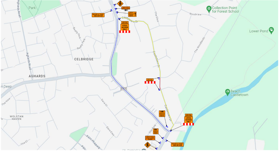 Crodaun Road Closure