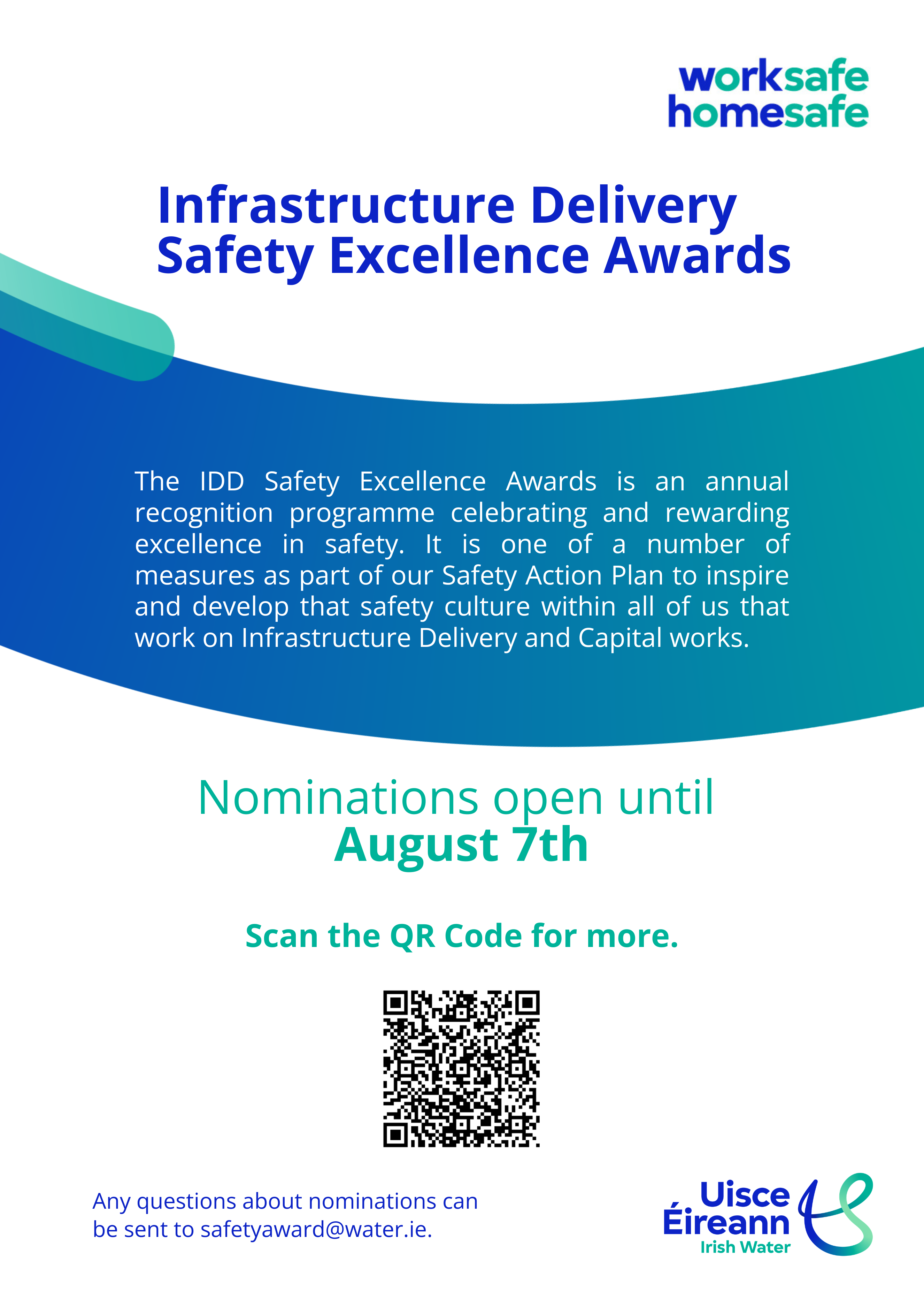 Infrastructure Delivery Safety Excellence Awards QR code