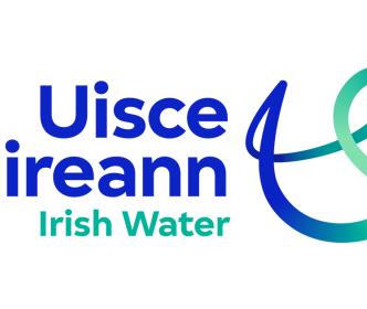 Uisce Eireann logo in branded colour