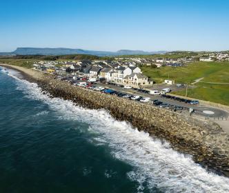 A coastal village