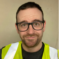 A close up portrait of Stephen Devine
