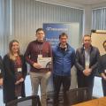 Mark was supported by his colleagues at his Award presentation including fellow Award nominee Peter Hickey (AtkinsRéalis).