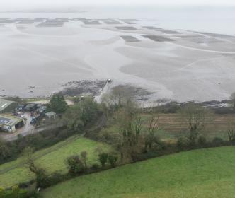 Oyster farm and bay, Baile na nGall
