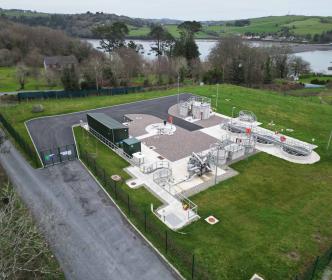 Completed wastewater treatment plant in Castletownshend