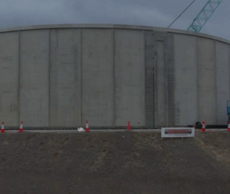 Construction of a new reservoir at Windmill Hill