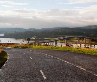 A road by the sea in Carrigart